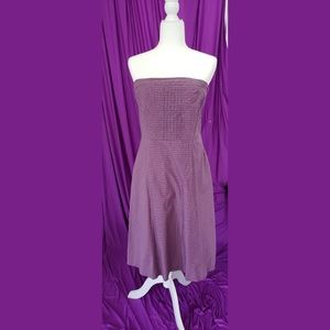 American Eagle Summer A Line Strapless Dress